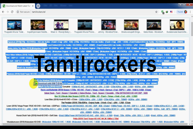 tamilrockers a-z movies